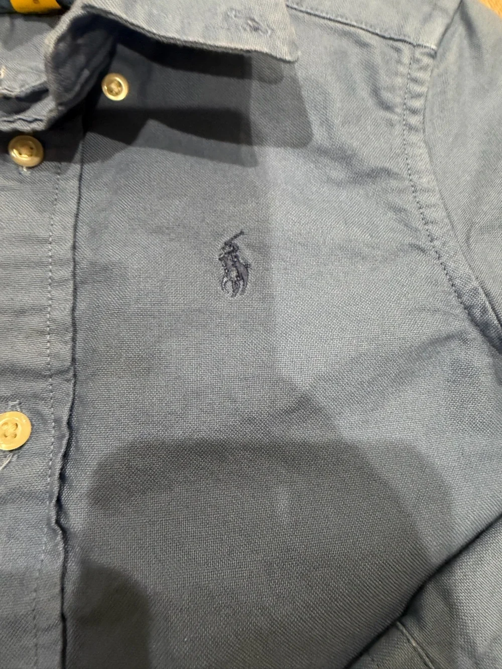Ralph Lauren Boys Oxford Shirt in Bastille Blue Size 3